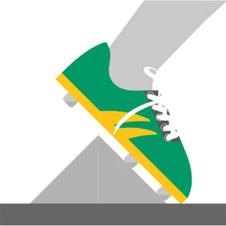 Illustratie van een sportschoen