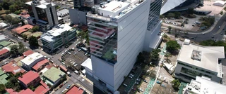 Bird's-eye view of the San Jose RSS office building.